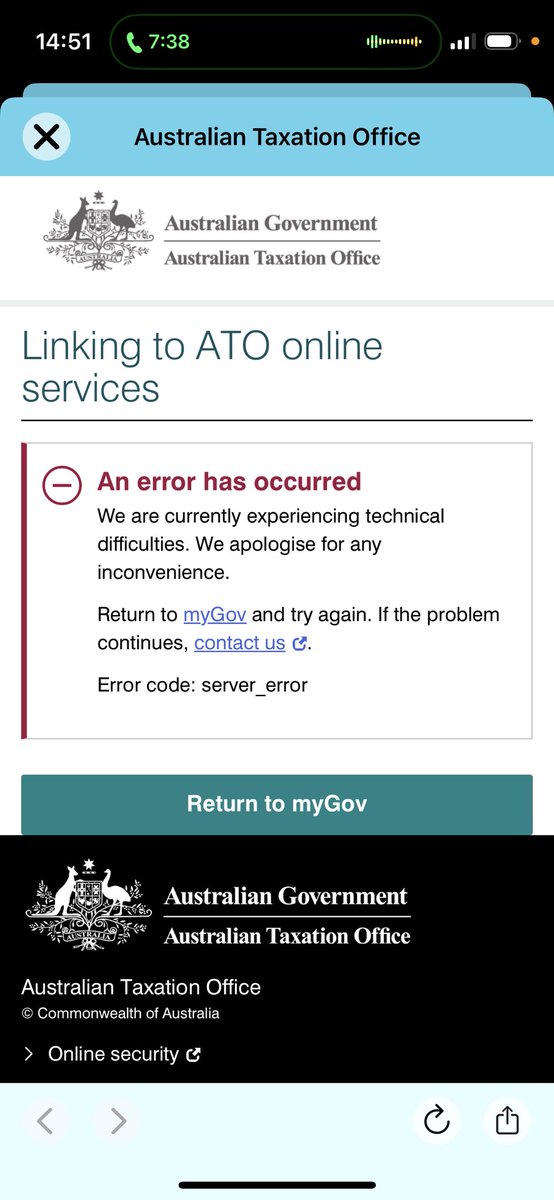 The Honoured #StephenJones, #Labor Federal Minister handling Superannuation just got a call to say the promised call back from the ATO hasn’t arrived, and the #ATO Link to #MyGov is still crashed like it’s been for 6 months or more ! Who’d they pay for that lemon 🍋