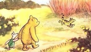 'Do you know the way home, Pooh?' cried Piglet. 'No,' said Pooh. 'But there are twelve pots of honey in my cupboard, and they've been calling to me for hours. If nobody says anything except those pots, I should know where they're coming from.' ~A.A.Milne #tuesdaymotivations