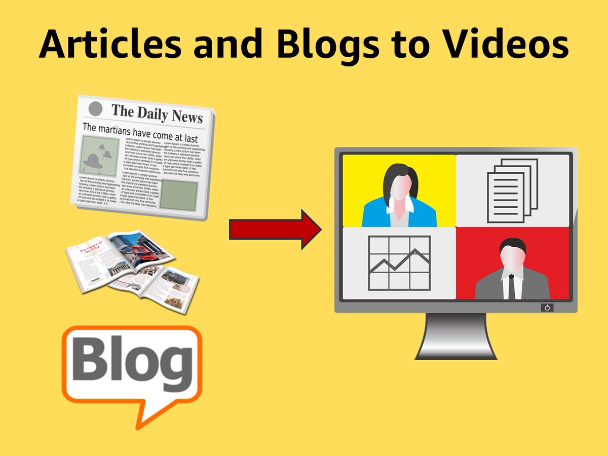 Transform your articles and blogs into engaging videos with our Fiverr gig. We can provide 5, 10, and 15-minute videos with logo, intro/outro, subtitles, background music, and realistic-sounding male and female voices. You can use these videos for your official and personal use.…