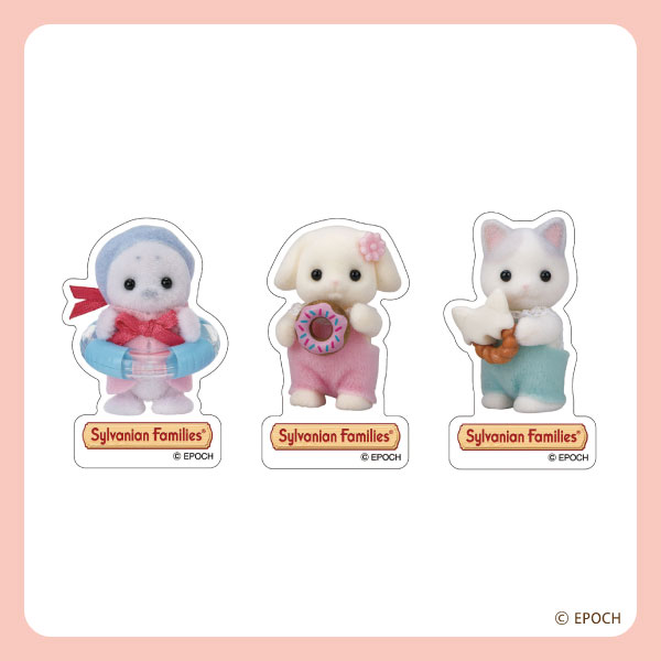 ⭐本日(4/18)再入荷したステッカー 『クマの赤ちゃん（ドーナツ