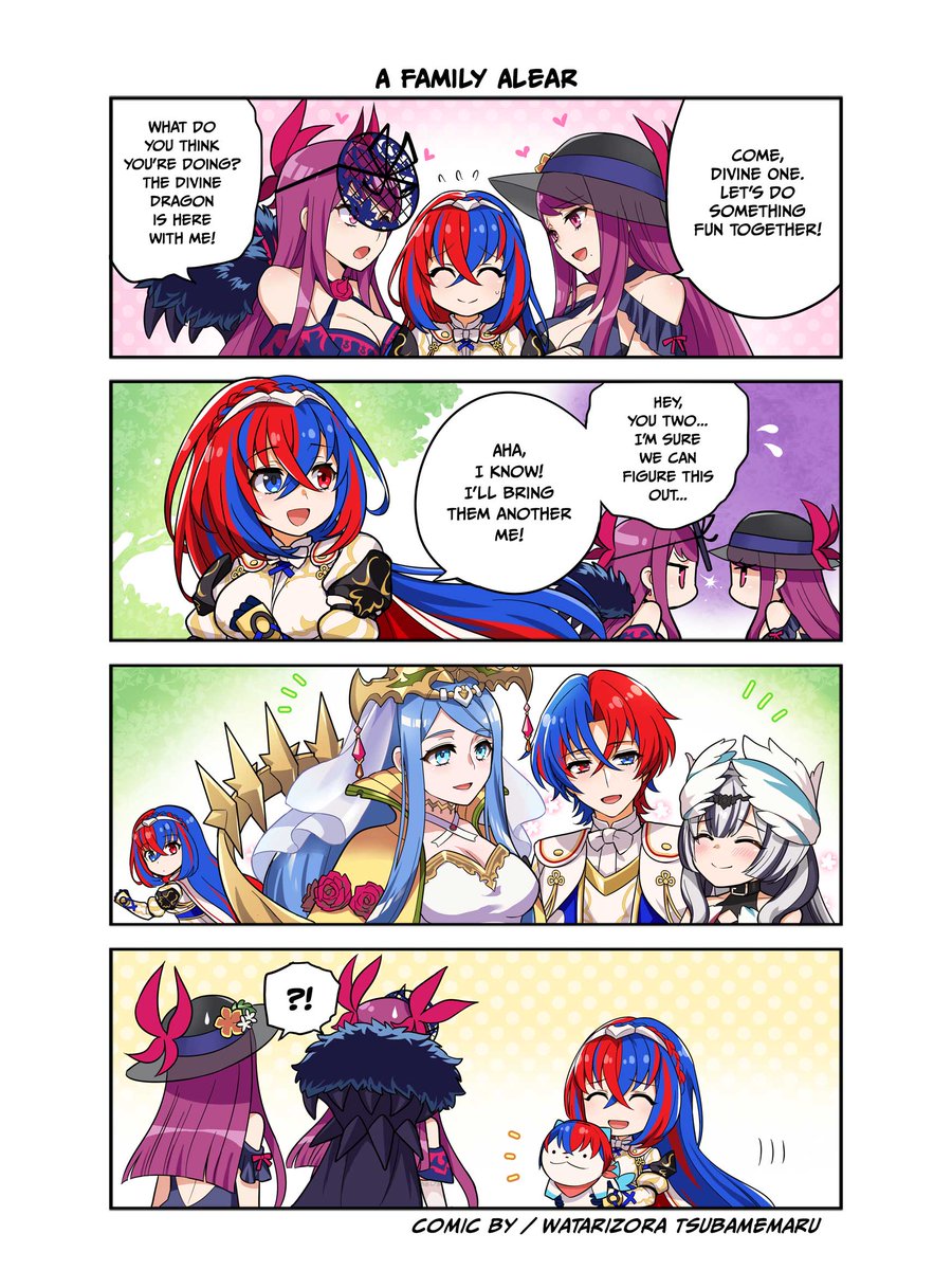 The latest installment of A Day in the Life, the #FEHeroes online manga, is now available! ←Read comic right to left Click here to read the current and previous installments: fire-emblem-heroes.com/en/manga/