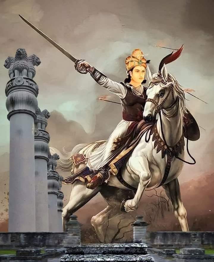 Let's tribute to the greatest warrior and Buddhist king Samrat Ashoka on his Birth Anniversary. Ashoka's period is called the golden period. #AshokJayanti