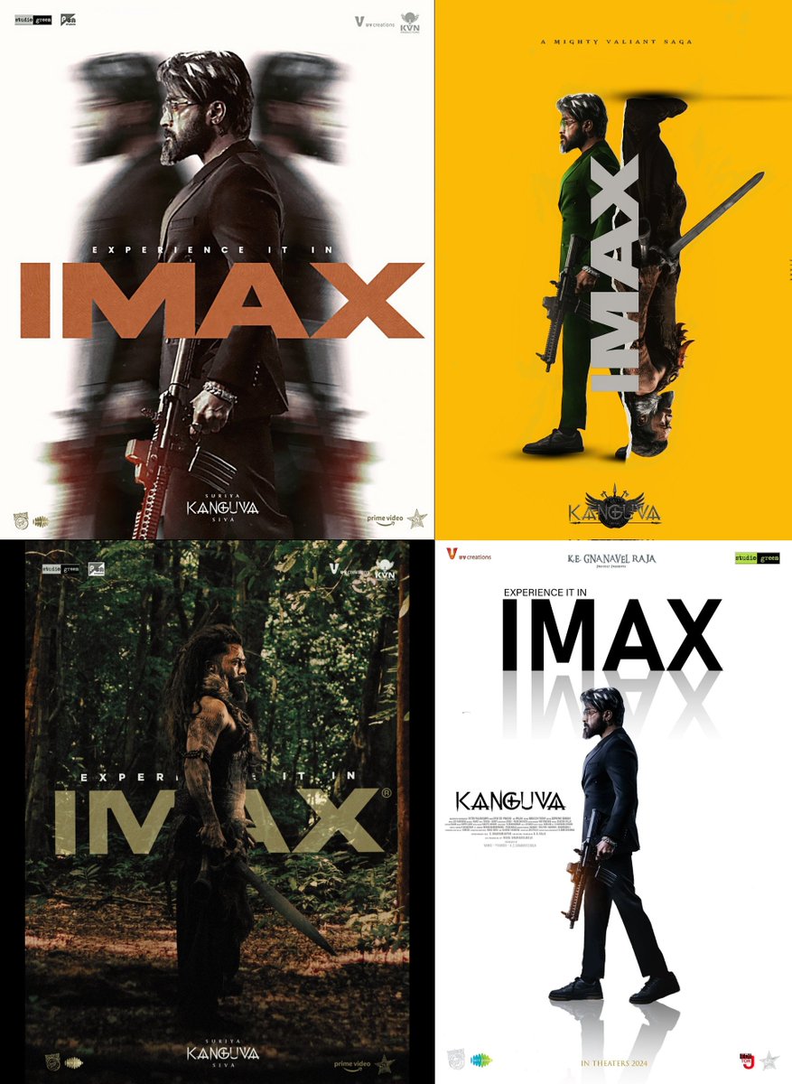 IMAX Poster Designs by Anbaana Fans...👌😍🔥 @Suriya_offl @directorsiva #Kanguva