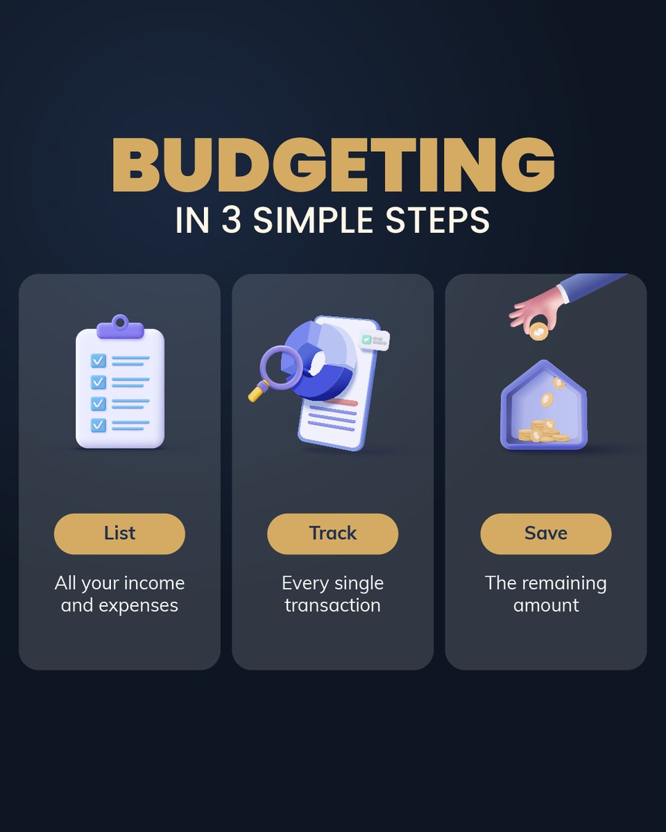 Hejazfs's tweet photo. Start a budget plan and stop wondering where your money goes. Budgeting gives you a clear picture of your finances, so you can make informed choices for the days ahead! https://t.co/S11gYJTJc5