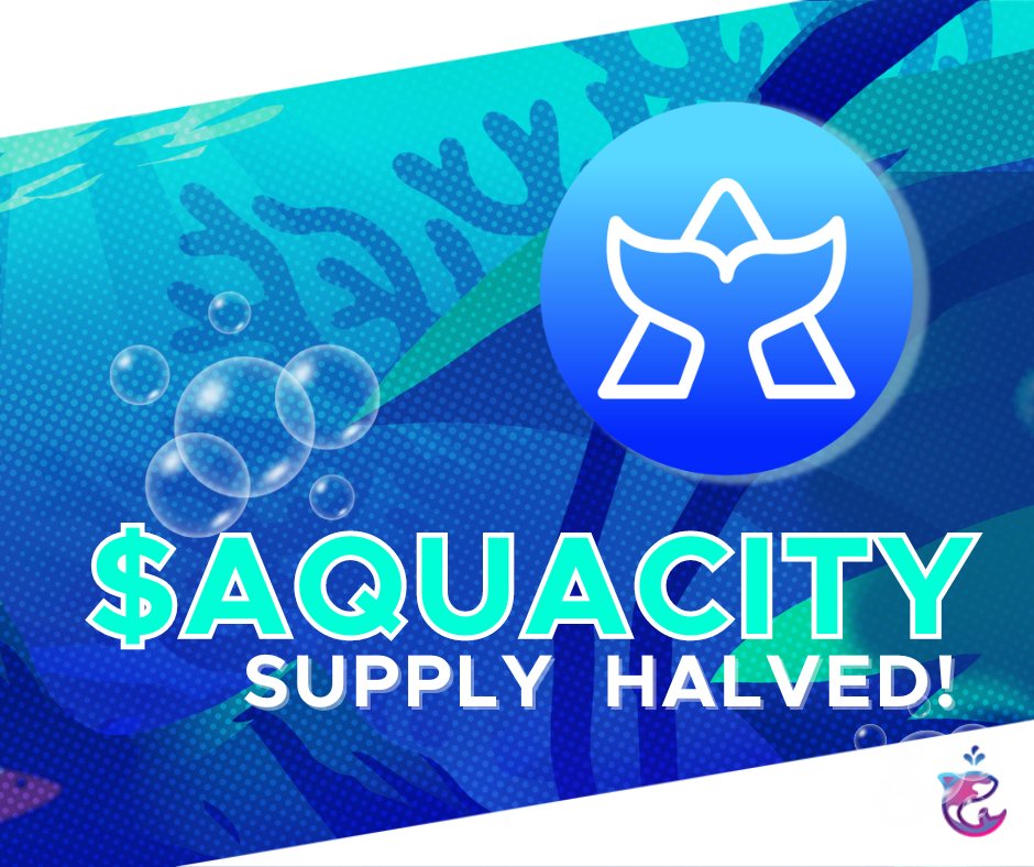 🔥 Big Move Alert! $AQUACITY's total supply is getting a major cut — down to 50% tokens! This strategic move aims to enhance value for all holders. Stay tuned for the impact! #CryptoNews #AquaToken