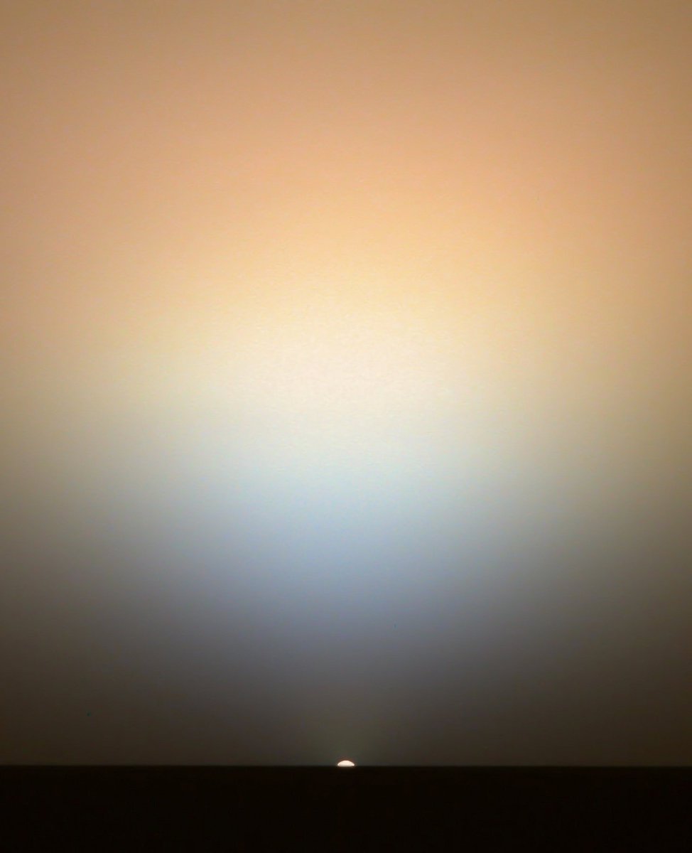 Sunrise on Mars, taken by NASA's Opportunity rover ☀