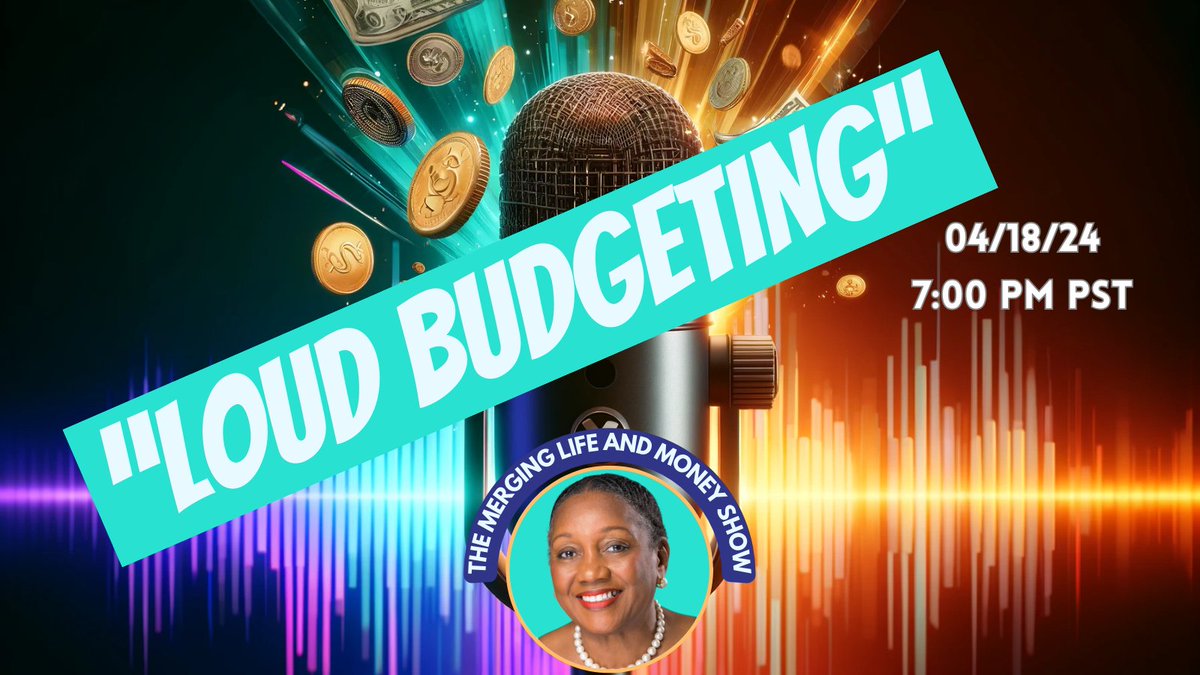 Loud Budgeting is Coming!
Get ready to take control of your finances with Loud Budgeting! 
Tune in to the Merging Life and Money show this Thursday. 💰💪 
#LoudBudgeting #FinancialWellness #MoneyManagement
