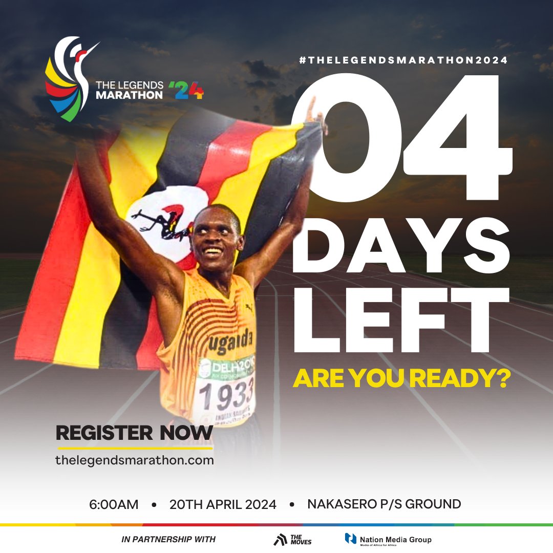LegendzMarathon's tweet photo. 🇺🇬We can't wait to have you join us this Saturday.

If you haven't registered yet, it's not late, you can still do that.

Register at: https://t.co/ZIMEFKb6X9 and let's take over Kampala streets.

#thelegendsmarathon2024
#transformative https://t.co/f9Zm97p10e
