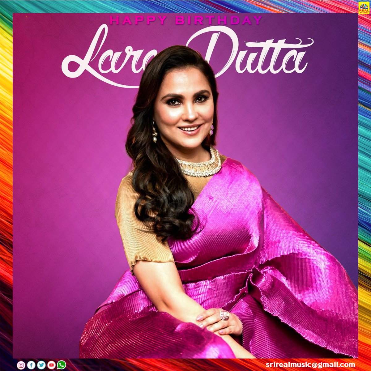 Happy Birthday Lara Dutta @LaraDutta
 #hbdlaradutta #laraduttabirthday #laradutta #realcinemas2007