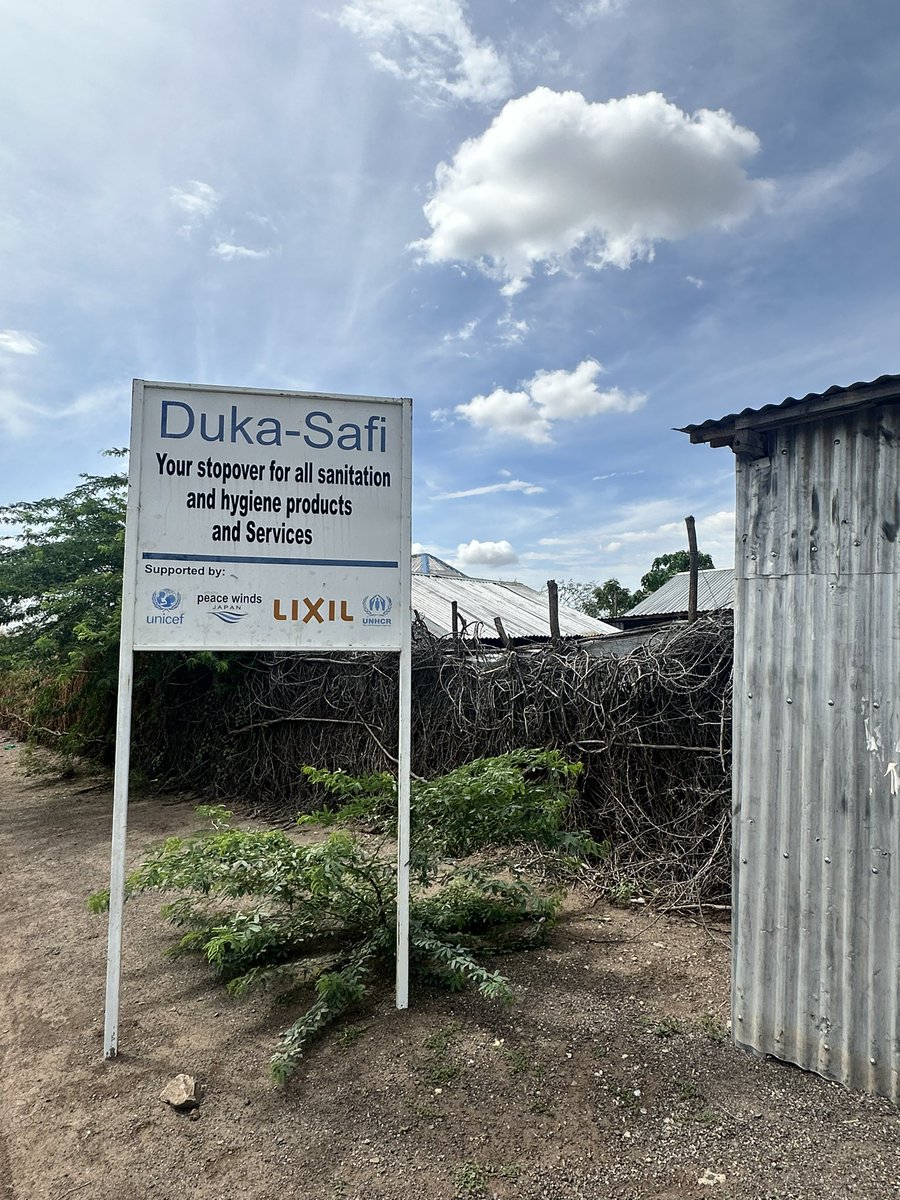 Yesterday’s field work at the Kakuma Refugee Camp, Turkana County. Amazing to contribute towards making lives better for the refugees. @SATO_Toilets_AF @BetterWithSATO @PeaceWindsJapan @Refugees