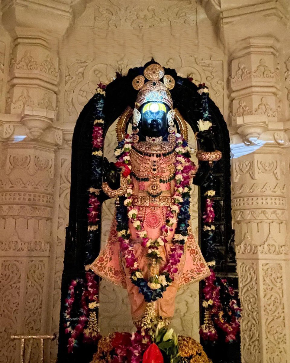 Surya Tilak of Ram Lalla at Ram Mandir in Ayodhya.