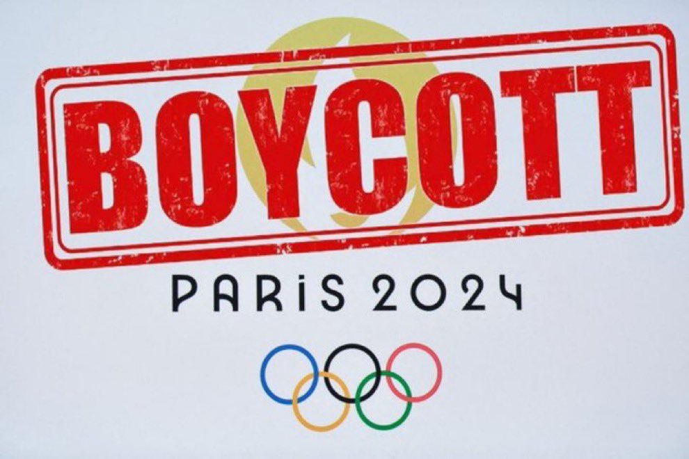 #Paris2024 #boycottParis #BoycottParis2024