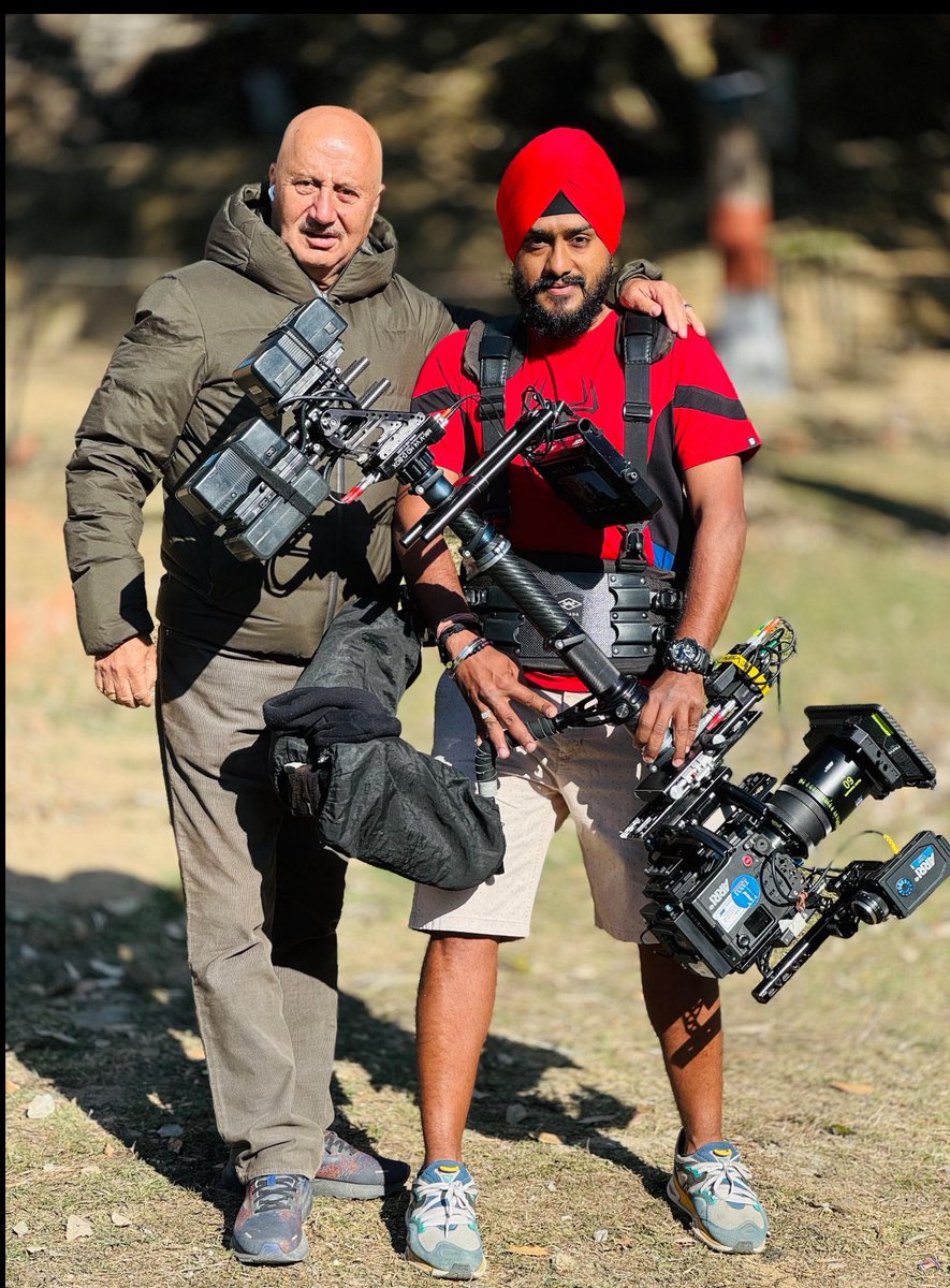 ANNOUNCEMENT: Delighted to present the #Steadycam genius operator #HarkirathBhui (Harry) of my directorial film #TanviTheGreat. He moves smoother than a cool cat. He mixes his craft and his heart beautifully! He is young, restless and hungry to do his best. Thank You #Harry for