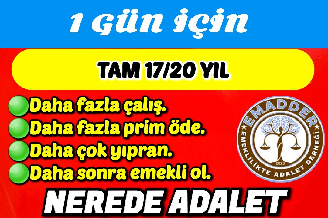 @nowhaber @karagozilker İlker Bey nasıl unutalım. 
Bayramda bile 
-Sen hâlâ emekli olmadın mı? 
-Senden küçükler emekli oldu. 
-Sana yazık olmuş. 
-BOŞ YERE ÜNİVERSİTESİ OKUMUŞSUN 😞
Duymaktan bıktık.
Bizler bunu hak etmedik. 
#UnutulacakGibiDeğil
#ÇalarSaat
#KademeHakkımız 
@karagozilker
@nowhaber