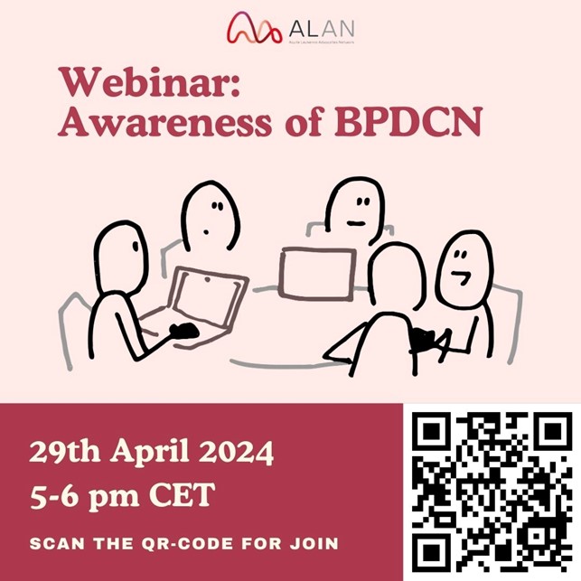 Do not schedule any commitments on Aprile 29th from 5 to 6 PM CET…there is the webinar! #Alan #AcuteLeukemia #BeLeukemia #BeAware #webinar #april #doctor #qrcode