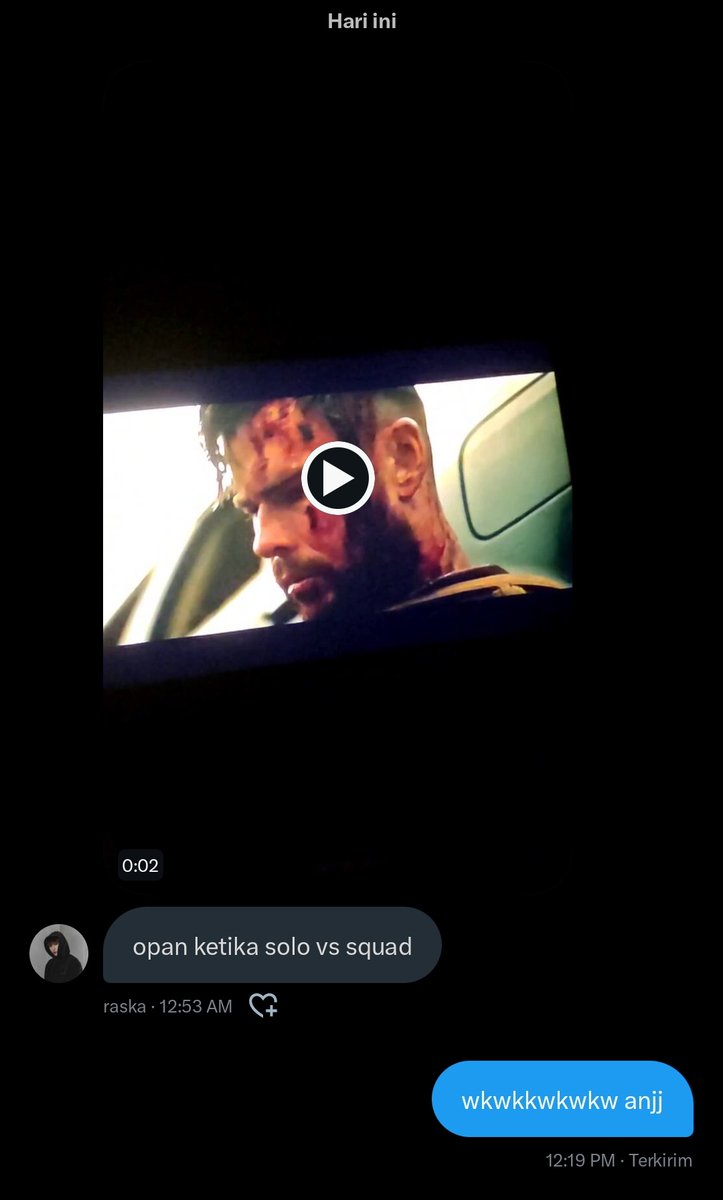 Kelakuan Raska kalau di group chat