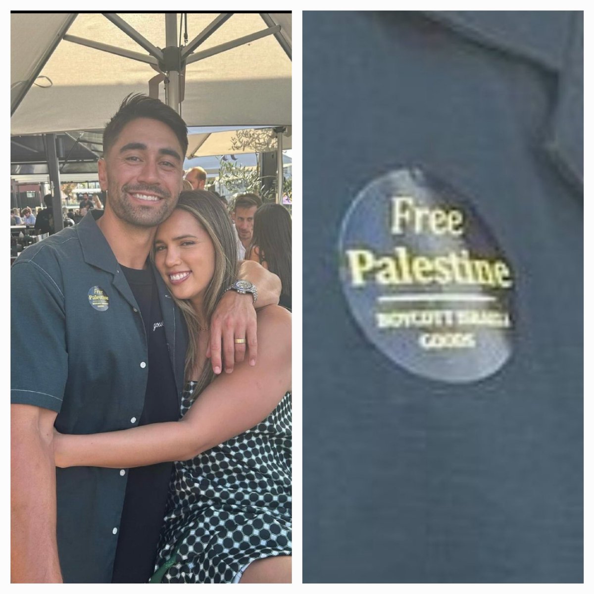 All of a sudden, SHAUN JOHNSON is now my favourite #NRL player. Viva Shaun Johnson. #FreePalestine #BoycottIsrael #BoycottIsraeliSupporters #BoycottIsraeliProducts #auspol