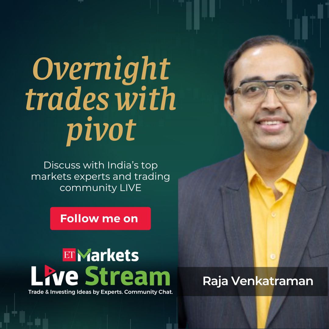 Raja Venkatraman, (@RajaVenkatrama8) co-founder of NeoTrader, discusses 'Overnight Trades With Pivot' on today's ETMarkets Livestream Click the link below to join the Live session at 3 pm economictimes.indiatimes.com/markets/etmark…