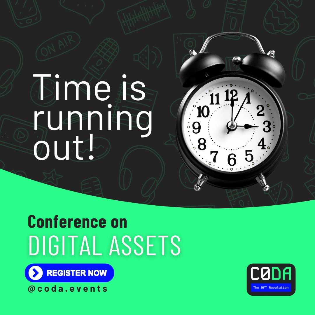 Ready to take your knowledge to the next level? Join us at the Conference on Digital Assets in Porto, Portugal. 
Join us at Coda.Events
#CODAConference #DigitalAssetsEvent #DigitalTransformation #InnovationInTech #FutureOfFinance #BlockchainRevolution