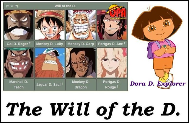 Dora has the one piece in her backpack.... I knew it! #ONEPIECE1112