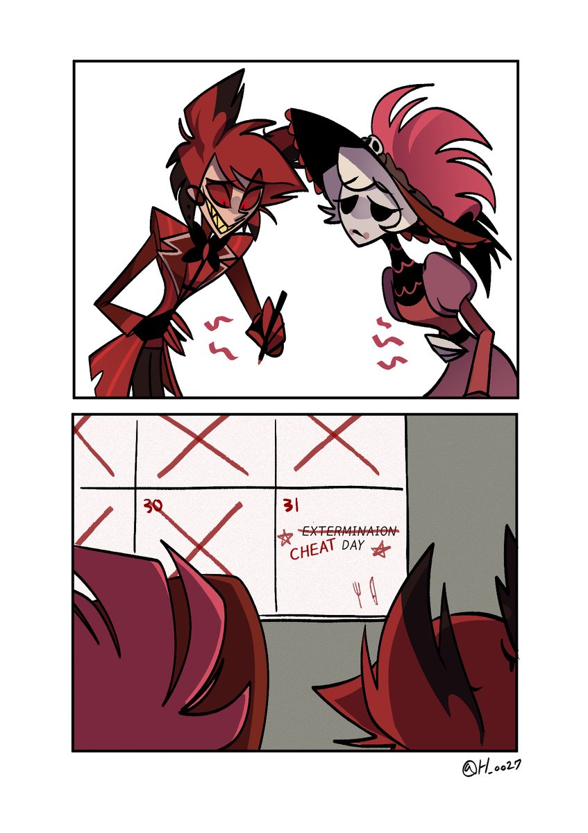 On a diet 
#HazbinHotel