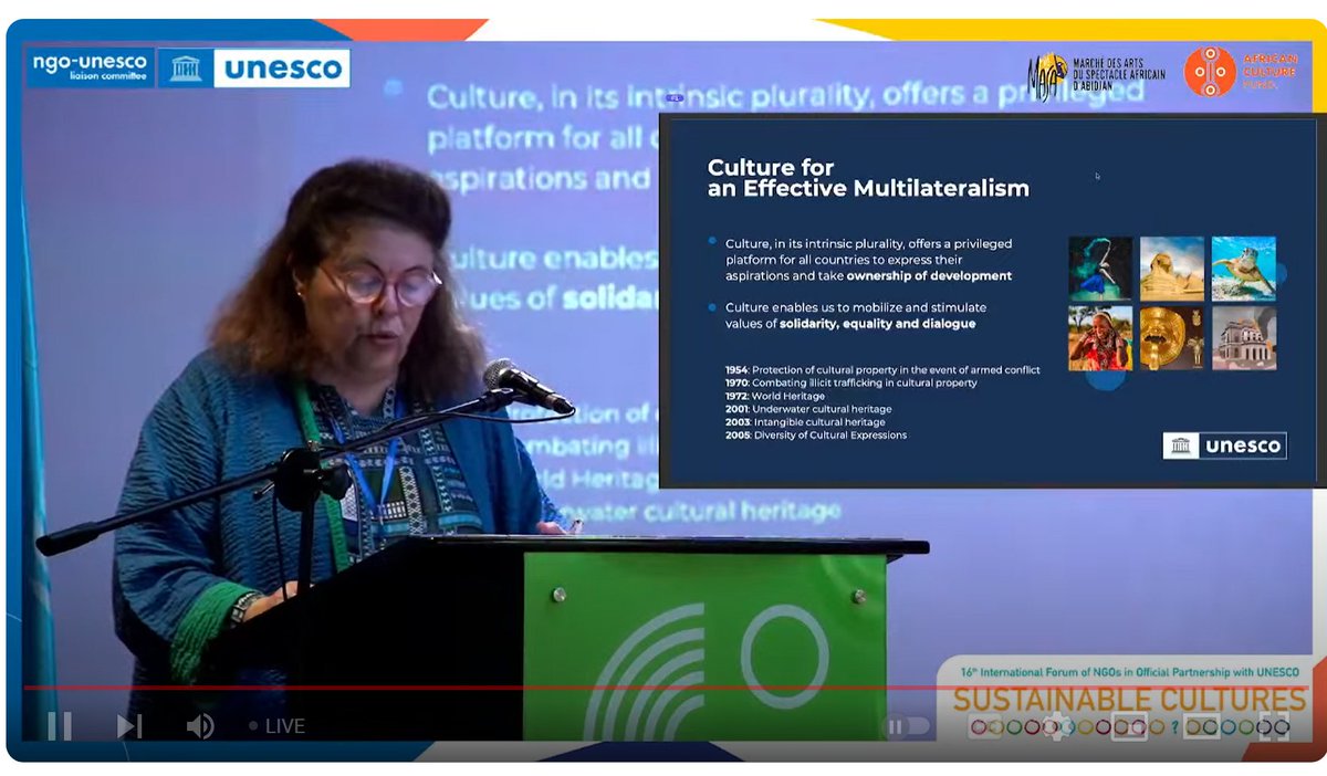 The discussion of the #culture2030goal begins at the 16th International Forum for NGOs in Official Partnership with @UNESCO . @ICOMOS will participate together with its partners who support the creation of a culture goal beyond 2030!