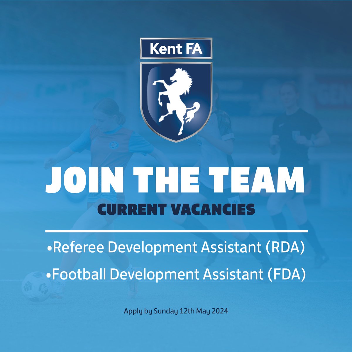 Do you want a career in football?
We're on the lookout for two passionate individuals to fill two key roles in the Football Development Team:

⚽ Football Development Assistant (Women &amp; Girls)
⚽ Referee Development Assistant

Apply now👇
bit.ly/49GynTk