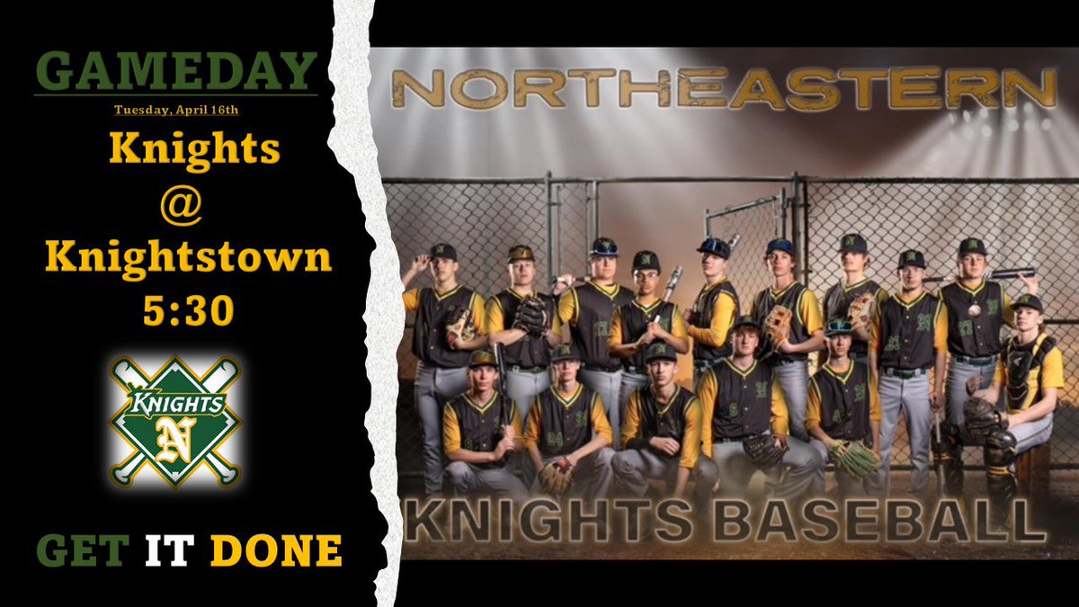 ⚾️ GAMEDAY!
Knights open up conference play on the road at Knightstown.
@go_nws_knights