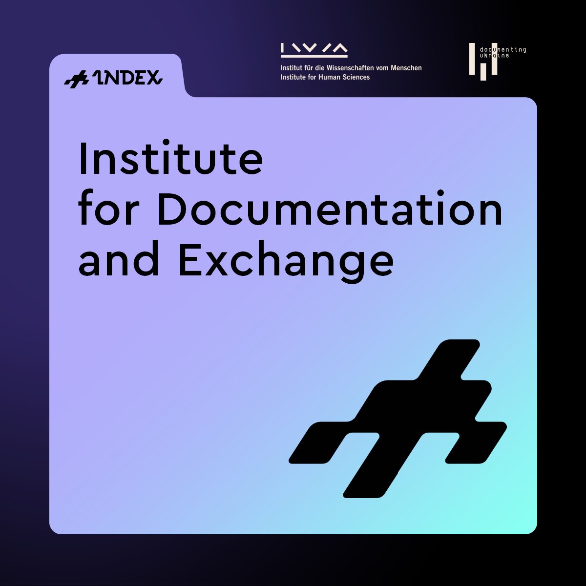 INDEX: Institute for Documentation and Exchange is a new cultural and research institution founded by @IWM_Vienna in Lviv to empower Ukraine's intellectual vanguard not only at the moment of existential threat but in the long term. 🟣 Read more: index-ukraine.org