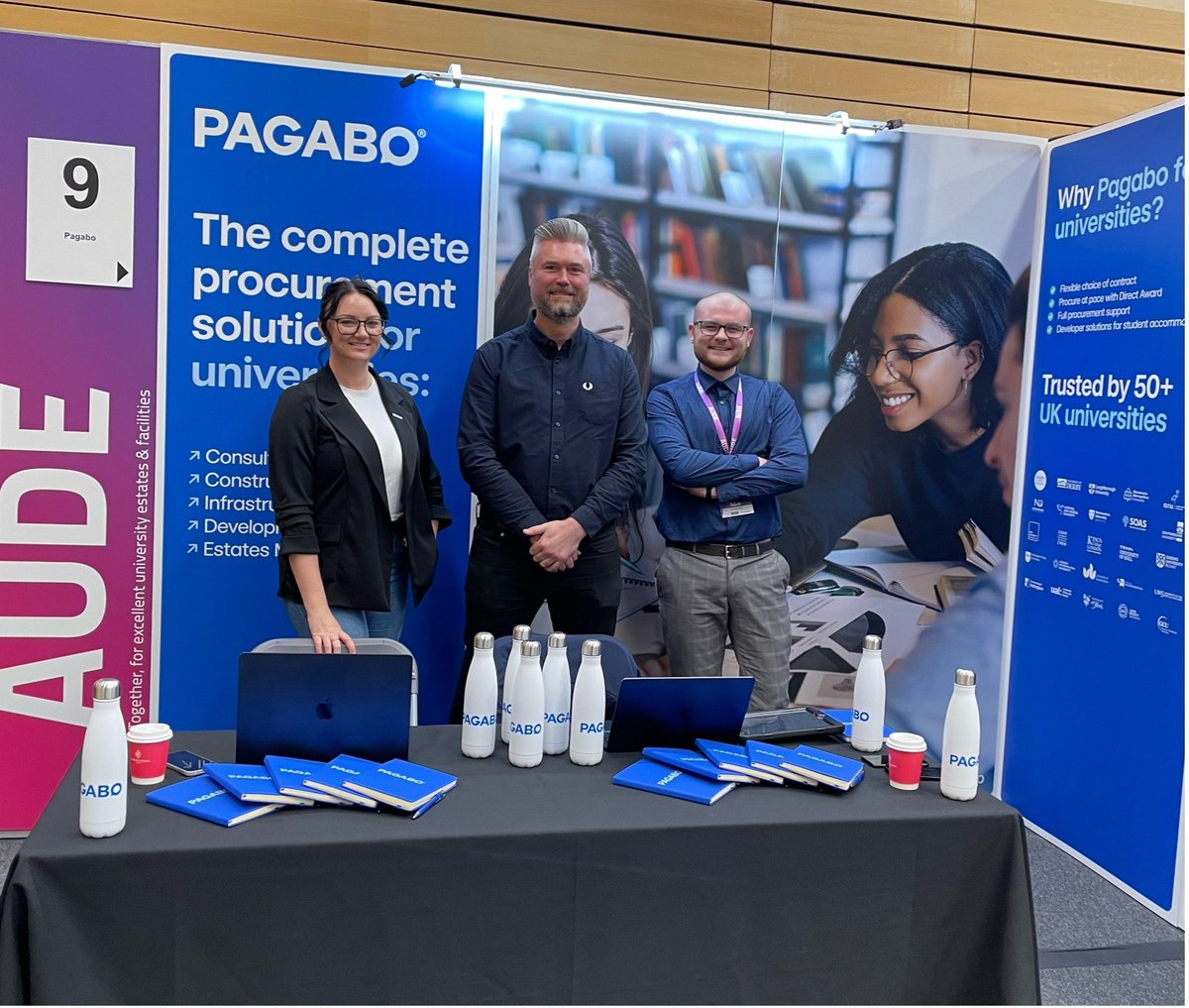 Our team are ready for the AUDE Annual Conference 2024! They'll be at stand 9 to chat about our range of procurement solutions. Over 50 UK universities have procured through Pagabo and we're looking forward to speaking with many others over the next 2 days. Come and say hello👋