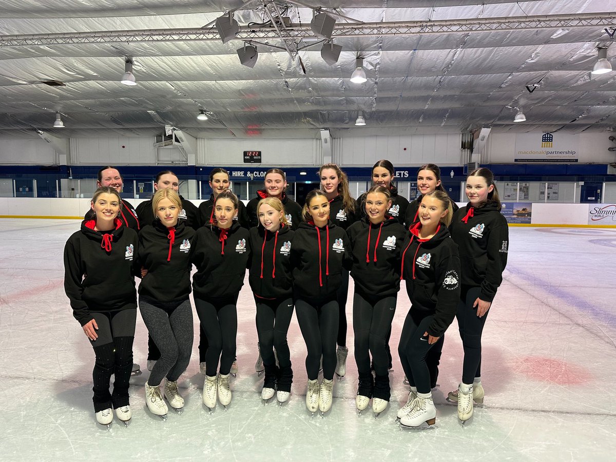 sarahjaymack's tweet photo. Wishing our Highland Synchronized Ice Skating Team, Northern Lights all the luck in the world for their competition in Montpellier this week 🇫🇷 skating to @BonnieTOfficial “tyre tracks and broken hearts” it’s a winning combination! ❤️⛸️ https://t.co/2RTOhMK24i