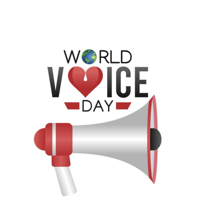 👋Good Tuesday Morning Friends☕️Today we don’t just make sure that our voices will be heard loud and clear, we also want to ensure that everyone knows how vital the health of our voices is. It’s #WorldVoiceDay Take good care of yourself to retain a healthy voice❤️🗣️🗯️📢😊