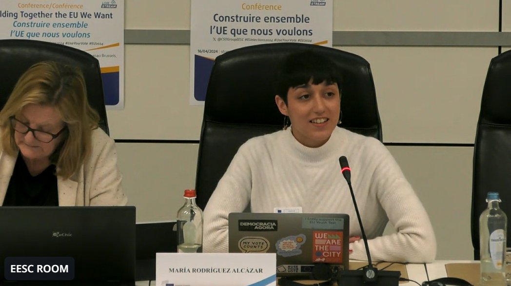 Young citizens deserve an EU that puts them at the centre. The 'Youth Check' needs to be further elaborated, comprehensively implemented as a genuine cross-@EU_Commission process and truly embedded in the development of all legislation 🗣️@Maria_Alcaz @Youth_Forum #EUElections2024