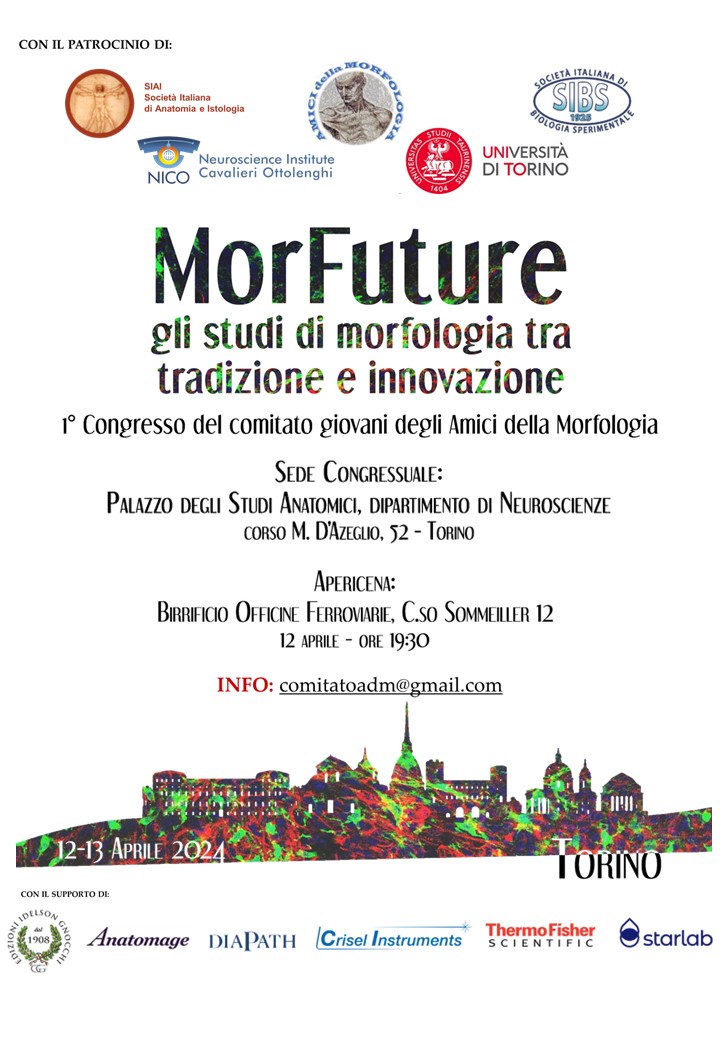 anna_caretto's tweet photo. The first congress of the "Comitato giovani AdM" 'MorFuture: gli studi di morfologia tra tradizione e innovazione' was a success! Sponsors: @IdelsonGnocchi, @Anatomage, Crisel, Diapath, @thermofisher, Starlab.
Patronage: SIAI, AdM, NICO
See you to the next edition!#Morphology https://t.co/uRCNfI1k1W
