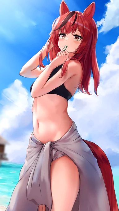 ひとあし早い水着ネイチャさん 