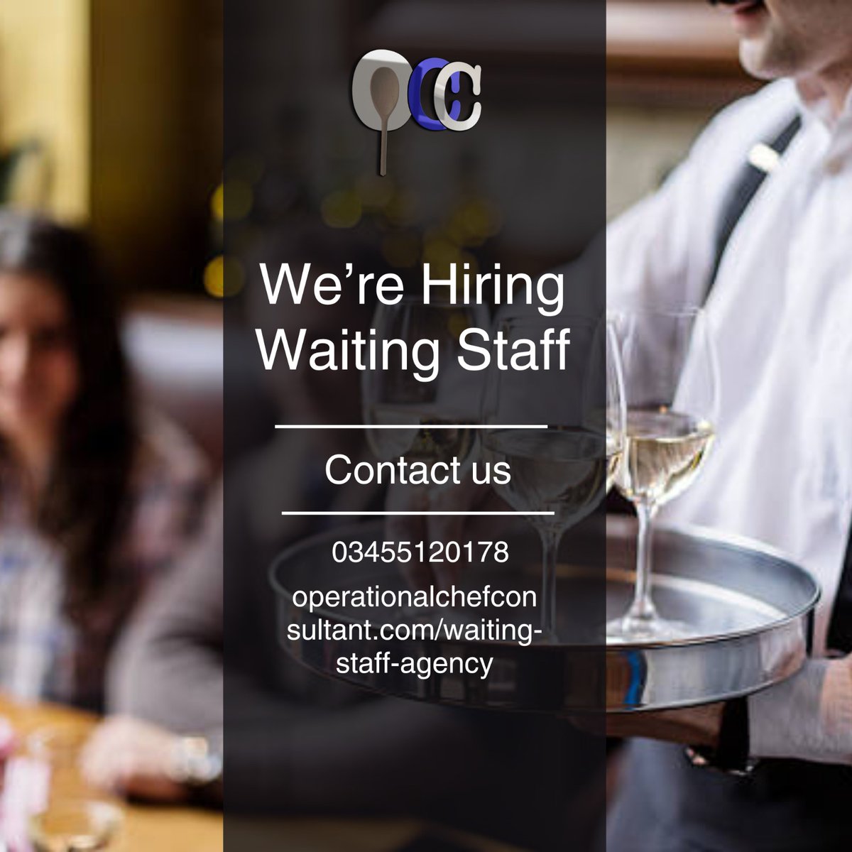 Join our vibrant team! Now hiring enthusiastic waiting staff ready to create memorable dining experiences.
*
Contact Us: 
☎ 03455120178
🌐operationalchefconsultant.com/waiting-staff-…
*
#JoinOurTeam #WaitingStaffWanted #HospitalityCareers #ServiceStarsNeeded #NowHiringWaitstaff