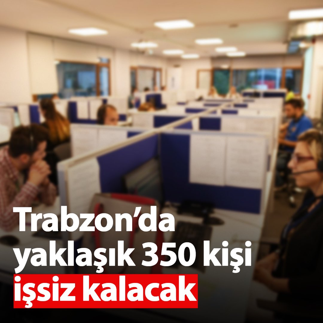 Trabzon’da ALO 199 Çağrı merkezi milletvekilliğimiz döneminde ihtiyaca binaen açılmış olup 350 kişinin istihdamına imkan sağlamıştır. Şehrimizde yeni istihdam merkezleri oluşturmak yerine, mevcutların kapatılmaya çalışılması üzücü olduğu kadar, orada çalışanların hukukun hiçe…