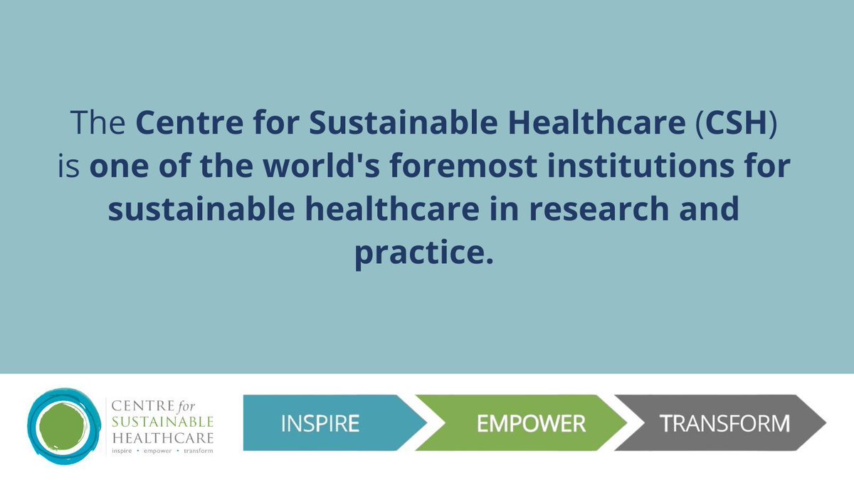 More information 👉 buff.ly/2lpXqEO #sustainablehealthcare #whywedoresearch #health