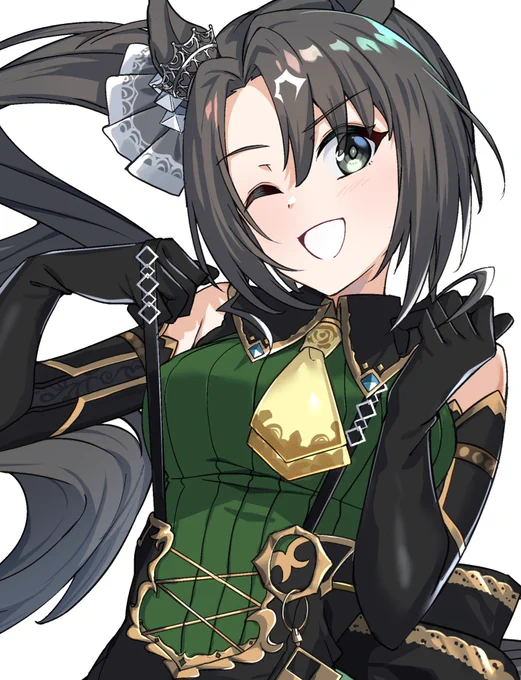 #ウマ娘 クラウン勝負服のサスペンダーが好きなんだ… 