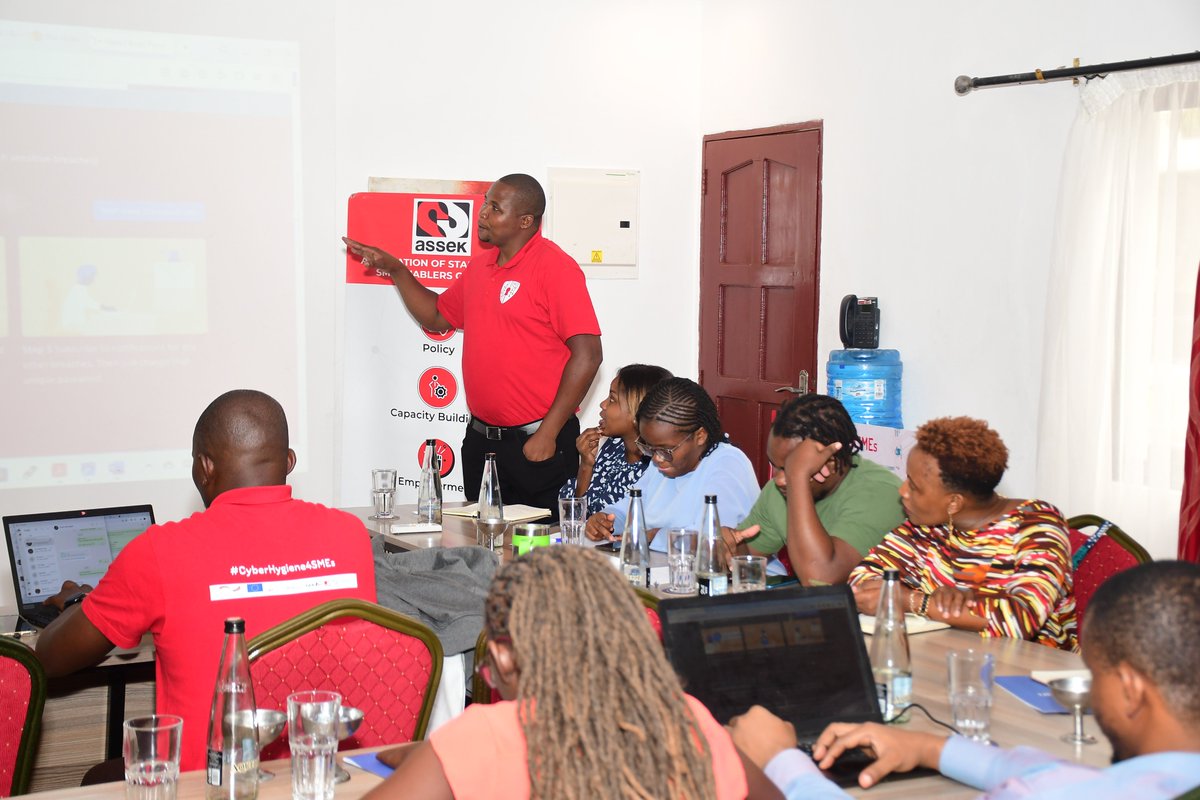ASSEKnews's tweet photo. ASSEK is in the Coastal Region for the #CyberSecurity ToT Workshop.

The GIZ-DTC-SKIIVE programme in partnership with ASSEK is currently in the Coastal Region addressing Cyber Security key issues in the Kenyan Ecosystem. https://t.co/PHHbSk0nWa