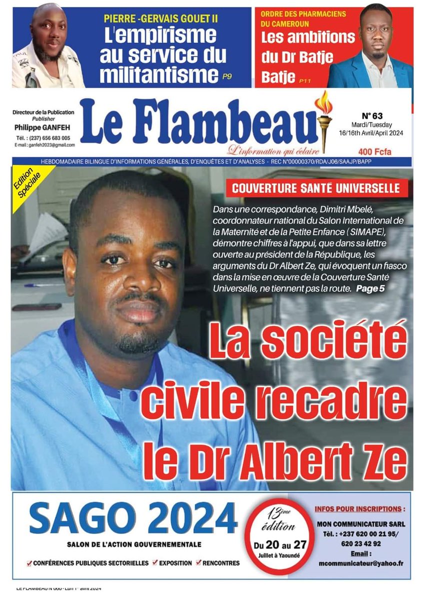 eowonapatrick's tweet photo. Afin que la Vérité triomphe, nous avons besoin des contre-vérités révélées par M. #DimitriMBELLE, les journaux qui les publient ne paraissant pas en dehors de leur siège social. Toute personne connaissant l'intéressé, par ailleurs Coordo. du #SIMAPE*, est prié de l'en informer.🙏🏿 https://t.co/oDToLdMotr