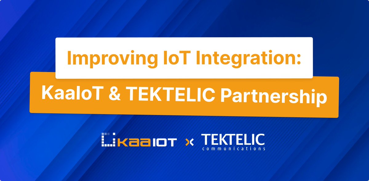 🤔 Have you experienced challenges bridging IoT hardware with software? @KaaIoT and @tektelic join forces to overcome these challenges! 🚀 🔗 Learn more about the partnership and its main goals in our latest blog post: kaaiot.com/blog/improving… #KaaIoT #TEKTELIC