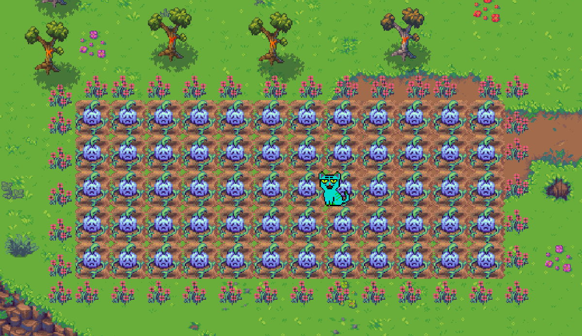 PixelCatGuy's tweet image. GM, Cats!  🌅🐈‍⬛

Today's mission Planting grumkins and cooking pies! 🥧 Working on leveling up my cooking skills to unlock the BBQ.  

#PixelCatClub #Pixels #WatchMeCook