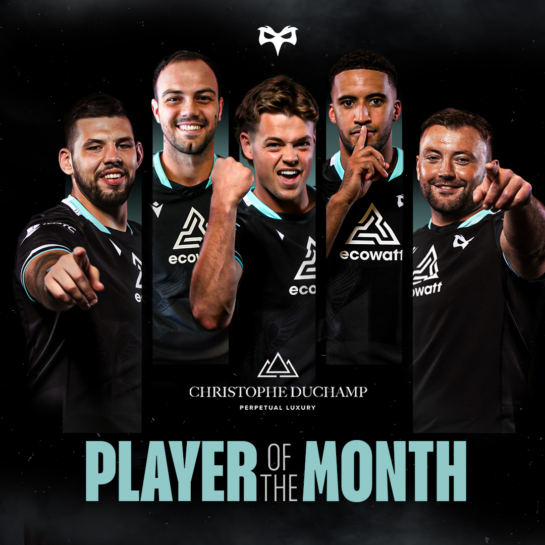 Vote for your Christophe Duchamp Player of the Month now! Up for the award this time around: 🤩 Rhys Davies 💥 Evardi Boshoff 💪🏻 Jack Walsh 🏆 Keelan Giles 🔥 Sam Parry Voting closes midnight tonight: bit.ly/POTM0324 #TogetherAsOne | #BackInBlack