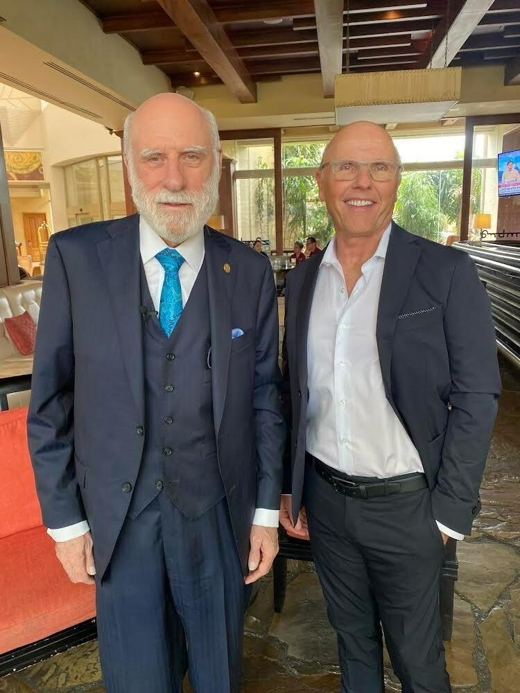 David C. McCourt (@dcmccourt) on Twitter photo An honor to join founder of the Internet <a href="/vgcerf/">vinton g cerf</a> in #CostaRica to discuss the past, present and future of the Internet in an #AI world.
Some takeaways:
- AI has to become friend, not foe
- Small countries can show leadership
- Highspeed connectivity must become a birthright An honor to join founder of the Internet <a href="/vgcerf/">vinton g cerf</a> in #CostaRica to discuss the past, present and future of the Internet in an #AI world.
Some takeaways:
- AI has to become friend, not foe
- Small countries can show leadership
- Highspeed connectivity must become a birthright