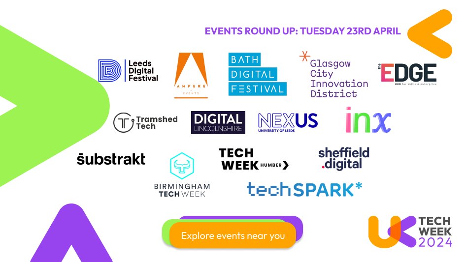 UKTechWeek (@uktechwk) on Twitter photo ๐๐๐ฒ๐ป๐๐ ๐ฅ๐ผ๐๐ป๐ฑ-๐๐ฝ: ๐ช๐ฒ๐ฑ๐ป๐ฒ๐๐ฑ๐ฎ๐ ๐ฎ๐ฐ๐๐ต ๐๐ฝ๐ฟ๐ถ๐น ๐
Yesterday we highlighted some fantastic events, but there's even more to discover! Stay tuned for more exciting announcements as we get closer to the big week. ๐๐ป bit.ly/4cZXmnK
#UKTechWeek ๐๐๐ฒ๐ป๐๐ ๐ฅ๐ผ๐๐ป๐ฑ-๐๐ฝ: ๐ช๐ฒ๐ฑ๐ป๐ฒ๐๐ฑ๐ฎ๐ ๐ฎ๐ฐ๐๐ต ๐๐ฝ๐ฟ๐ถ๐น ๐
Yesterday we highlighted some fantastic events, but there's even more to discover! Stay tuned for more exciting announcements as we get closer to the big week. ๐๐ป bit.ly/4cZXmnK
#UKTechWeek