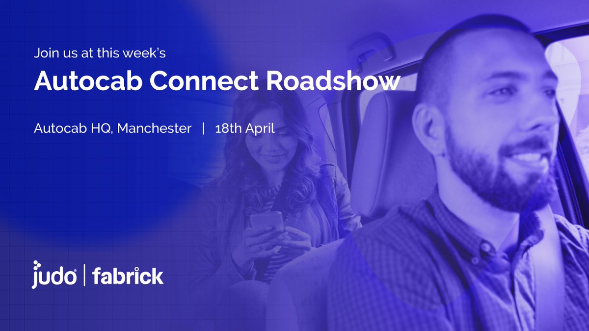 Manchester here we come 📍🚗
Join us at this week's Autocab Ltd Connect Roadshow for an afternoon &amp; evening of product updates, great conversation, drinks &amp; food 🎉

Last chance to grab your ticket here: bit.ly/3vSiUll