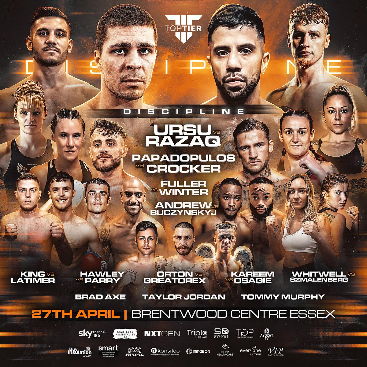 AYOZATFIGHT's tweet photo. 11 days to go! 🥊Tune in on April 27th as Constantin Ursu and Basi Razaq battle for the Welterweight Silver Commonwealth Title LIVE on AYOZAT TV! 

📌Full Card: 5pm on https://t.co/HF9K96XF1V &amp; AYOZAT app
📌Main Card: 7.30pm on Sky 186 &amp; https://t.co/HF9K96XF1V
@_toptierboxing https://t.co/IFh2TWbfyy