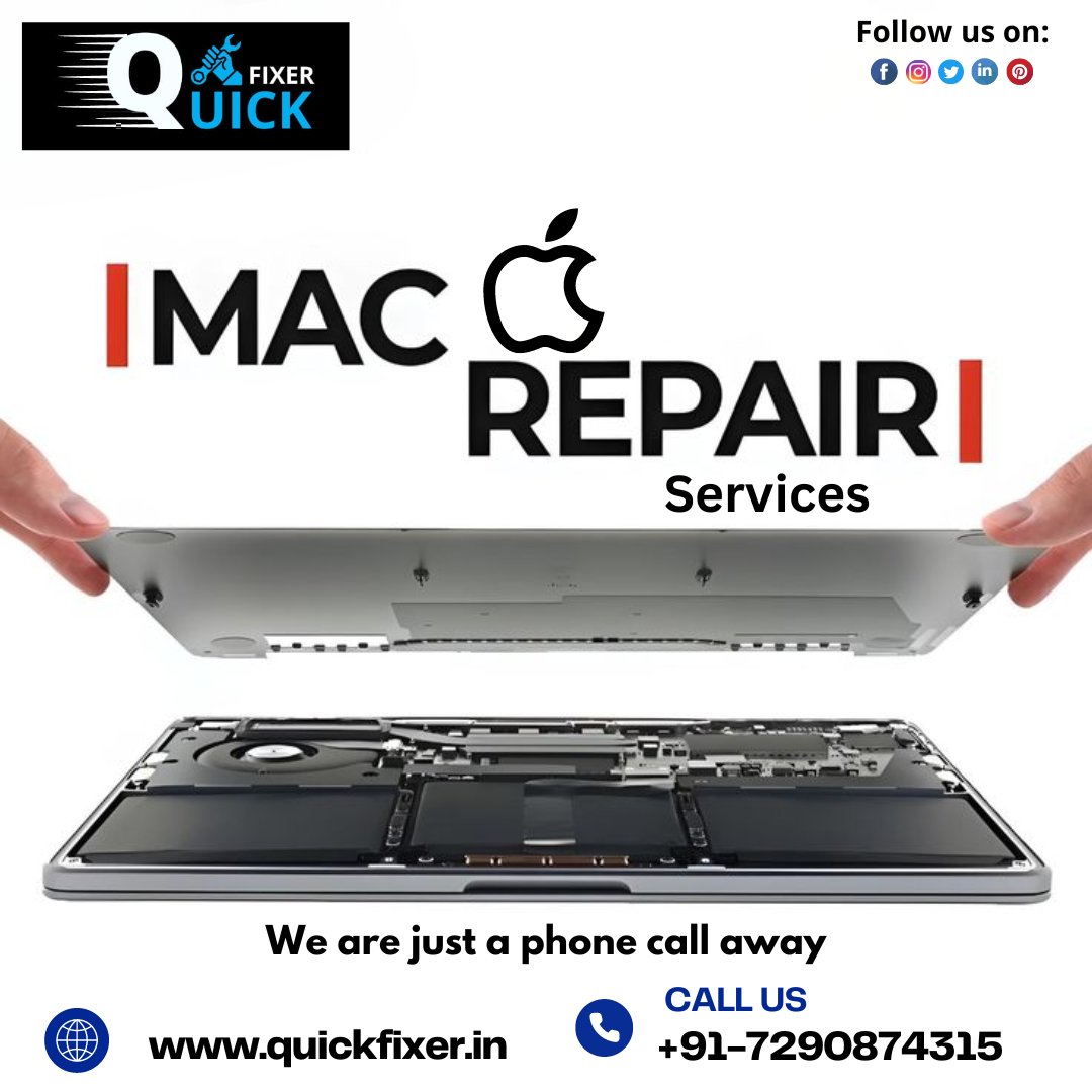 Macbook Repair Services...Call us for any issues.
we are just a phone call away
..
Read More - quickfixer.in
..
#quickfixer #AppleRepair #iPhoneRepair #AppleService #iPhoneFix #AppleSupport #iPhoneService #imacrepair #macbookrepair