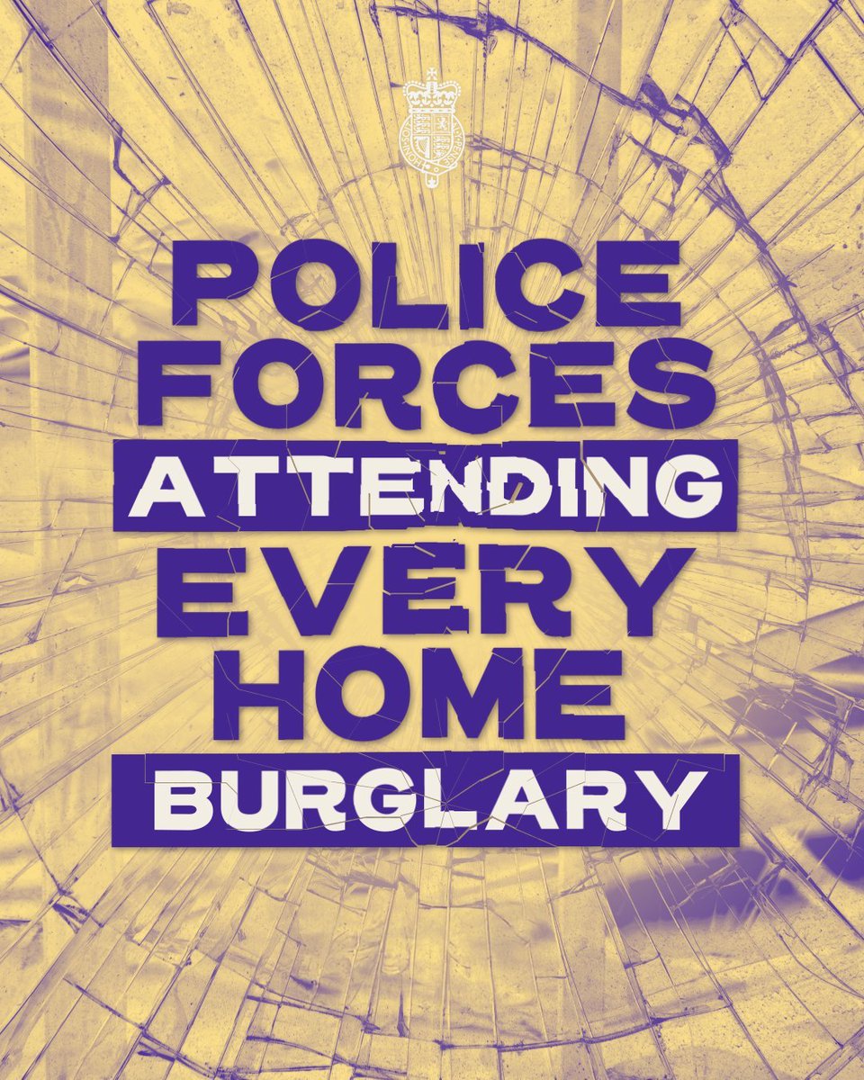 Home is the last place you should feel unsafe. We have put more police on our streets to tackle crime and home burglaries are down by 56% since 2010. When the public dial 999, they expect action. We are delivering exactly that 👇